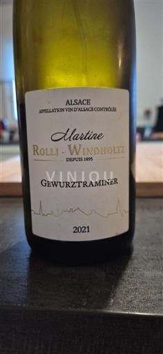 Alsace Martine Rolli-Windholtz Gewurztraminer 2021