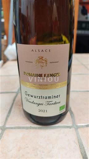Alsace Vendanges Tardives Domaine F. Engel Gewurztraminer Vendanges Tardives 2021