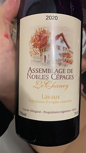 Vaud Ni doloceno Le Chaney Assemblage de Nobles Cépages 2020