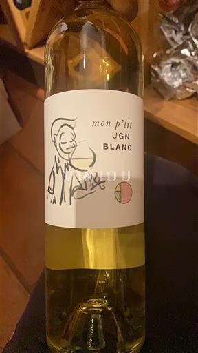 Provence, Nedre Rhône-dalen, Korsika Alpes-de-Haute-Provence Mon p'tit Ugni Blanc Icke årgångsbetecknad