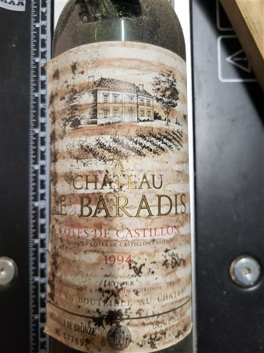 Bordeaux Not Specified Château Baradis 1994