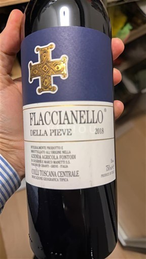 Víno Rouge sec Flaccianello della Pieve Fontodi 2018 Itálie Emilia-Romagna Colli Romagna Centrale DOC