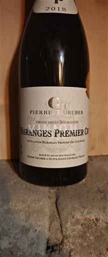 Bourgogne Maranges Premier Cru Pierre Gruber 2018