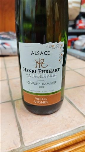 Alsace Määrittelemätön Henri Ehrhart Vieilles Vignes 2022