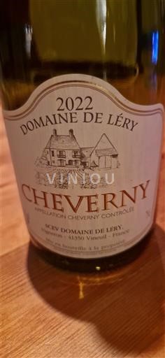 Dolina Loare Cheverny Domaine Léry 2022
