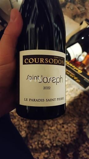 Vallée du Rhône Saint-Joseph Coursodon Le Paradis Saint Pierre 2022