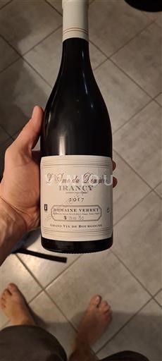 Bourgondië Irancy Domaine Verret L'Ame du Domaine 2017
