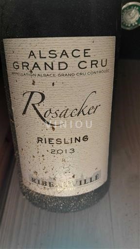 Alsasko Nespecifikováno Grand Cru Ribeauvillé Rosacker 2013