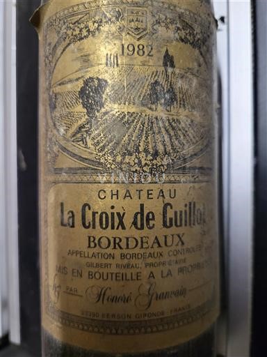 Bordeaux Château La Croix de Guillos 1982