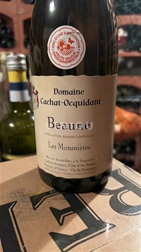 Burgundsko Beaune Domaine Cachat-Ocquidant Les Monsnières 2020