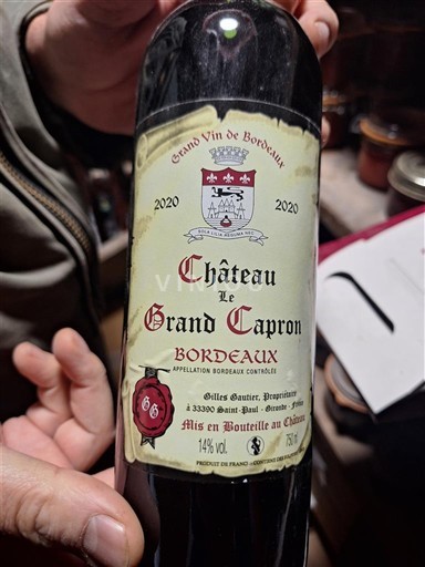 Bordeaux Château Le Grand Capron 2020