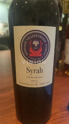 Languedoc Domaine Villepeyroux Forest Syrah 2014