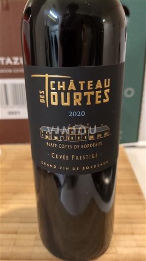 Bordéus Blaye-Côtes-de-Bordéus Château S Tourtes Prestige 2020