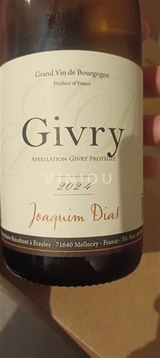 Burgundi Givry Joaquim Dias 2024