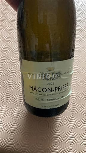 Burgundi Mâcon ja Mâcon-kylät Maison Chervin-Simon 2021