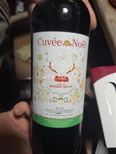 Bordeaux Blaye-Côtes-de-Bordeaux Château Maison Neuve de Noël 2015