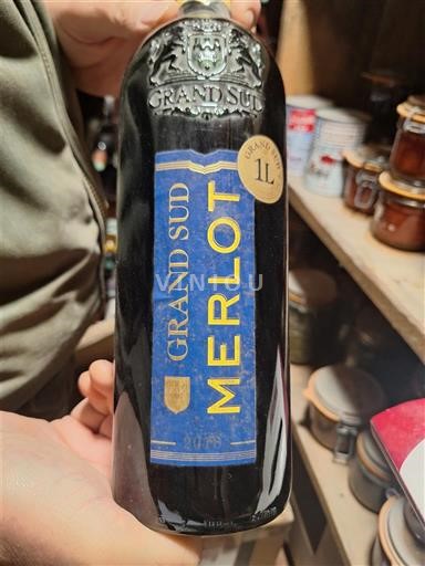 Vini Rouge sec Merlot Grand Sud 2018 Francia Linguadoca AOC