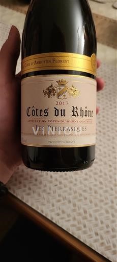 Rhône-dalen Côtes-du-Rhône Côte d'Augustin Florent Les Pierrasques 2017