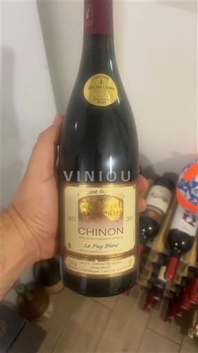Rượu vang Rouge sec Le Puy Blanc Domaine Noire 2021 Pháp Thung lũng sông Loire Chinon AOC