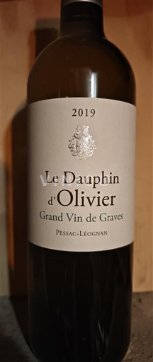 Bordeaux Pessac-Léognan Château Olivier Le Dauphin d'Olivier 2019