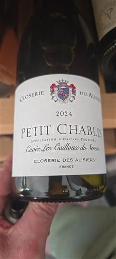 Bourgondië Petit-Chablis Closerie des Alisiers Les Cailloux du Serein 2024
