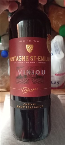 Bordeaux Montagne-saint-émilion Château Haut Plaisance Fontgrave 2022