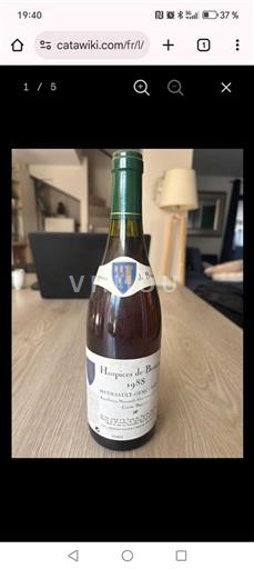 Burgundsko Beaune Grand Cru Hospices de Beaune genévrières Baudot 1988