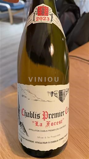 Burgundy Chablis Premier Cru Domaine Vincent Dauvissat La Forest 2023