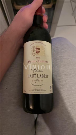 Bordeaux Saint-Émilion Château Haut Labrit 2002