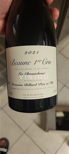 Bourgogne Premier Cru Domaine Billard Père et Fils Les Chouacheux 2021
