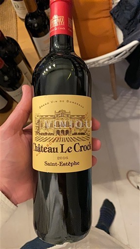 Burdeos Saint-Estèphe Château Le Crock 2016