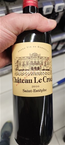 Bordeaux Saint-Estèphe Château Le Crock 2016