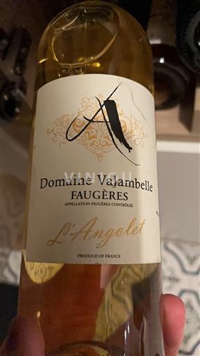 Languedoc Faugères Domaine Valambelle L'Angolet Không niên vụ