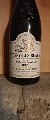 Borgoña Savigny-lès-Beaune Jean-Philippe Marchand Sous Lavières 2017