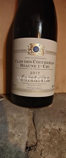 Burgundsko Beaune Premier Cru Guillemard-Clerc Clos des Coucherias 2017