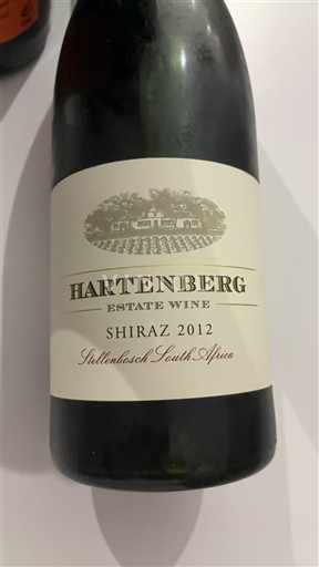 Obalna regija Stellenbosch Hartenberg 2012
