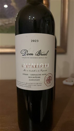 Roussillon Côtes-du-Roussillon Dom Brial L'Etreinte 2023