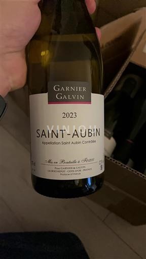 Vini Blanc sec Garnier Galvin 2023 Francia Borgogna Saint-Aubin AOC