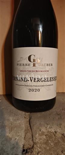 Bourgogne Pernand-Vergelesses Pierre Gruber 2020