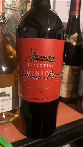 Bordéus Médoc Baron Philippe de Rothschild Sélection Agneau Rouge 2013