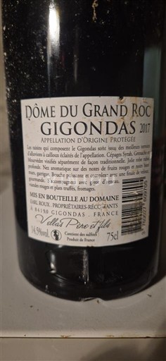 Rhônen laakso Gigondas Dôme du Grand Roc 2017