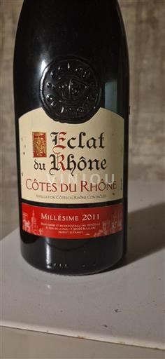 Rhône-dalen Côtes-du-Rhône Éclat du Rhône 2011