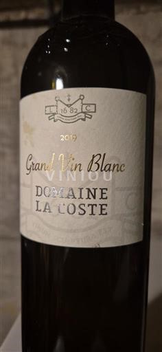 Provence, Nedre Rhône-dalen, Korsika Bouches-du-Rhône La Coste Grand Vin Blanc 2019