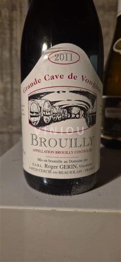Beaujolais Brouilly Grande Cave de Voujon 2011