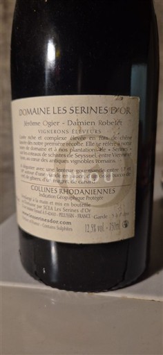 Alpit ja Rhônen maat Rhodanien rinteet Domaine Les Serines d'Or 2016