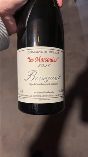 Vale do Loire Bourgueil Domaine Bel Air Les Marsaules 2020