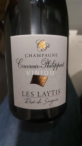 Champagne Sâm-panh Couvreur-Philippart Les Laytis Rosé de Saignée Không niên vụ