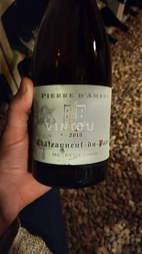Valle del Ródano Châteauneuf-du-Pape. Pierre d'Ambre 2019