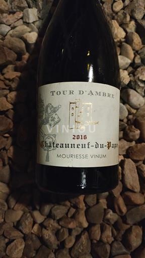 Rhônevallei Châteauneuf-du-Pape Mouriesse Vinum Tour d'Ambre 2016