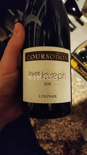 Vine Rouge sec L'Olivaie Coursodon 2015 Frankrig Rhône-dalen Saint-Joseph AOC